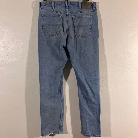 Vintage Y2K Wrangler Light Wash Denim Cowboy Western Jeans - Picture 4 of 8